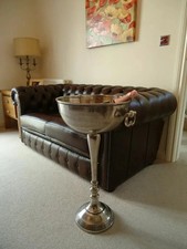 Silber Standschale Champagner