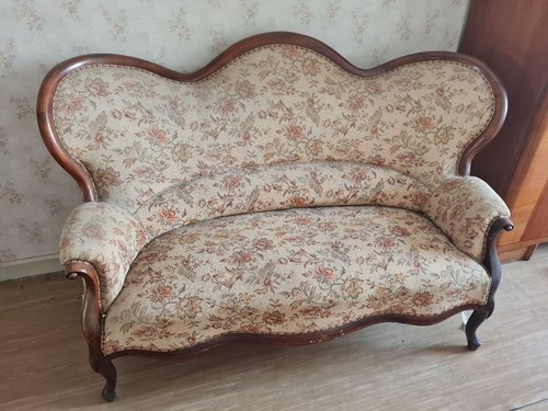 Biedermeier sofa bis 3 - 1/2,