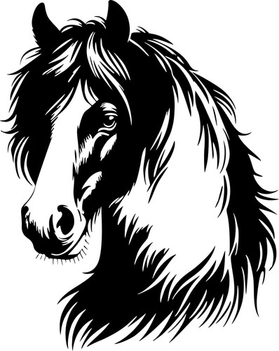 Aufkleber pferd pferdanhänger - pferd,