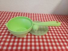Tupperware *  Schüttel Sieb * Schüttelmax * Küchensieb grün * Sieb mit Deckel