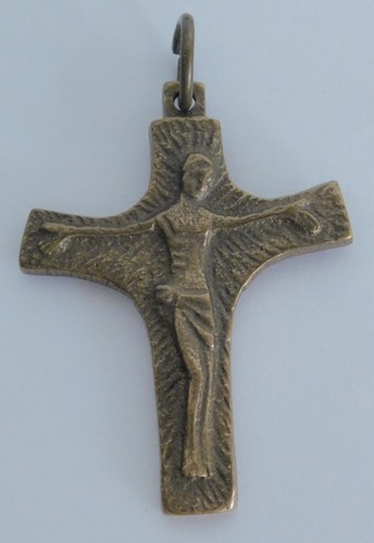 Kleines bronze kreuz relief - kleines,