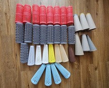 28 PLASTIK KONEN ,6 PAPPKONEN ZUM WIEDERVERWENDEN,STRICK ZUBEHÖR, STRICKMASCHINE