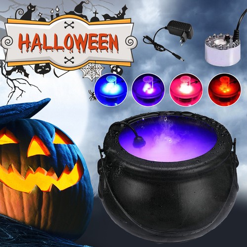 Led halloween hexenkessel - led,