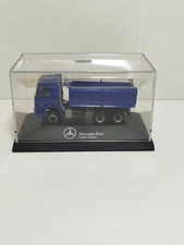 Herpa Actros 3348 1:87 dunkelblauer Baukipper Mercedes Benz Lease Finanz Kipper