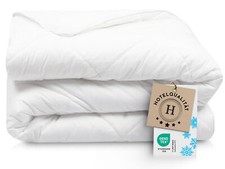 Bettdecke Steppbett Steppbettdecke Einziehdecke Winterbettdecke weiß