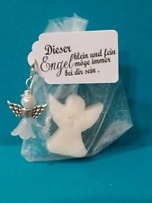 Gastgeschenk Deko Seife Engel mit Schutzengel Taufe Kommunion Konfirmation usw.