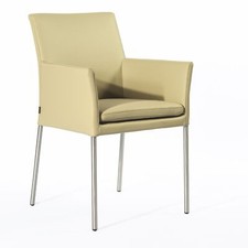 SIX Echtleder Armlehnstuhl