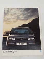 VW GOLF 3 VR6 syncro Prospekt