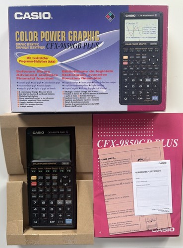 Casio cfx 9850gb - casio, plus