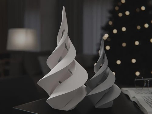 Abstrakt spiral weihnachtsbaum - abstrakt,