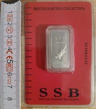 5 Gramm Indium, Barren, SSB Mint, Platypus, Schnabeltier, 99,9 % Indium
