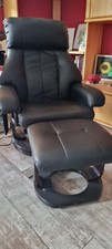 Massagesessel mit Fußhocker und Heizfunktion
