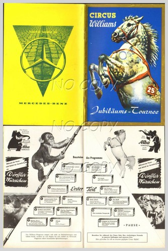 1959 zirkusprogramm zirkus - zirkusprogramm,