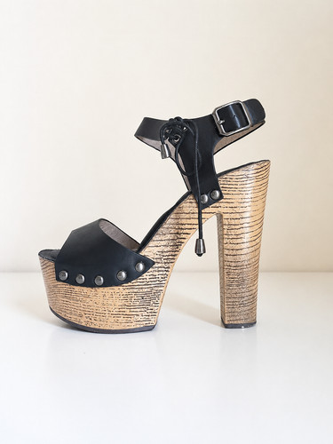 Damen sandalen schwarz plateau - damen,