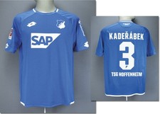 Original match worn Spielertrikot TSG Hoffenheim Kaderabek Bundesliga 2018/2019