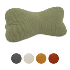 Leseknochen Lesekissen Nackenrolle Reisekissen Bücherstütze Cord 18x35cm