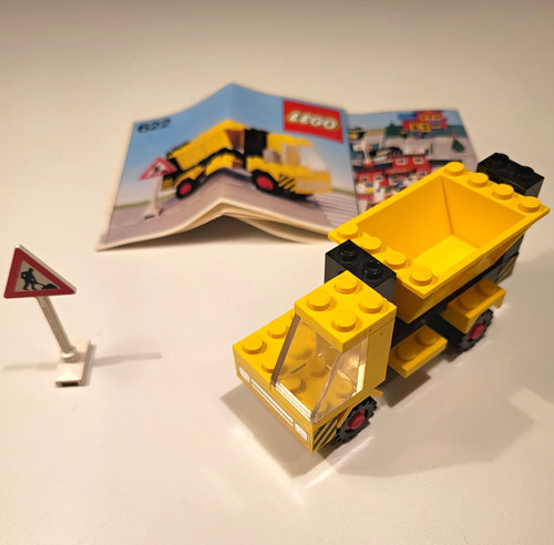 Lego 622 set gelber kipper - lego,