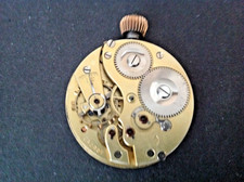 IWC Taschenuhrwerk Cal 52 mit Krone, Zifferblatt und Zeiger