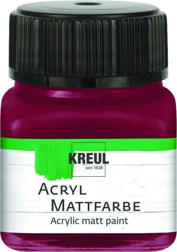 Kreul acryl mattfarbe - acryl, weinrot