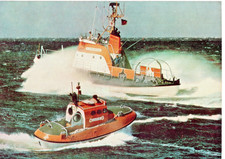 AK Seenot-Rettungsboot 18,9 m - mit ausgesetztem Tochterboot - DGzRS
