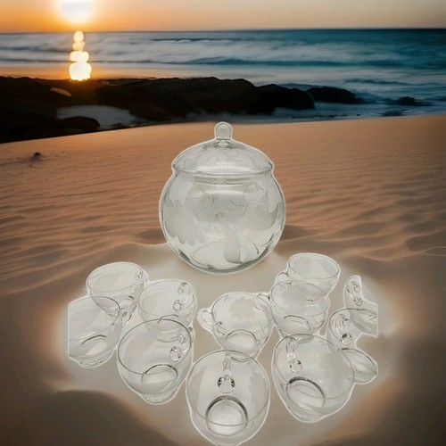 Bowle service geschliffenes - service,,