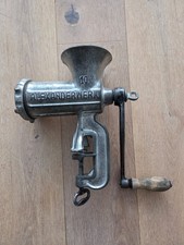 ? Alexanderwerk Fleischwolf Nr. 10 – Vintage Gusseisen, mit Holzgriff