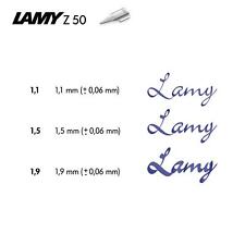 LAMY Z50 Ersatz Feder silber -