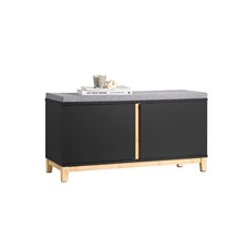 B-Waren Schuhbank Garderobenbank Sitzbank mit Stauraum FSR117-SCH-bwaren