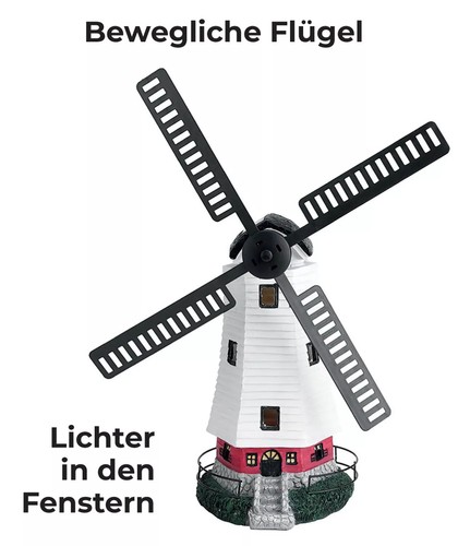 Solarlampe windmühle - solarlampe,