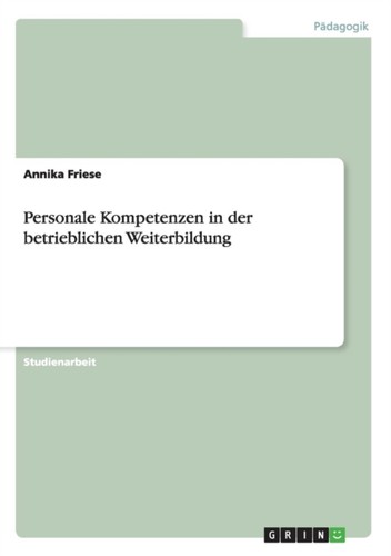Friese personale kompetenzen - -,