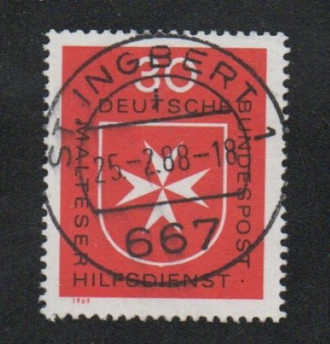 206 bund 1969 nr 600 - 1969, mi.-nr.