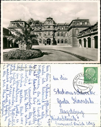 Ansichtskarte offenbach - ansichtskarte,