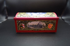 VTG Red & Gold Embossed E