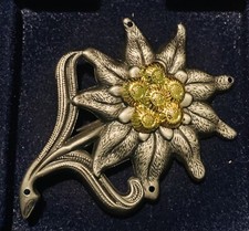 Historisches Edelweiß Metallabzeichen
