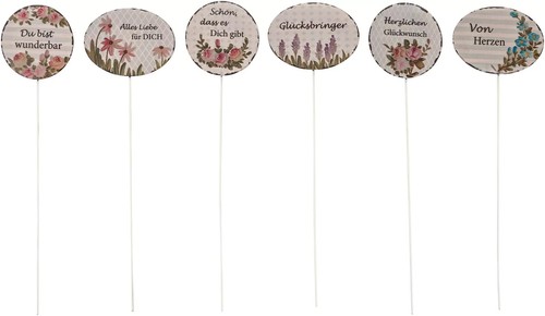 Dekostecker romantic garden - dekostecker, "romantic