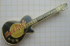 HARD ROCK CAFE / AMSTERDAM BLACK LES PAUL GUITAR ...HRC Spange (805)