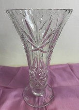 große Bleikristall Vase mit