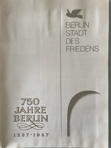 750 jahre berlin sammelmappe - 750,