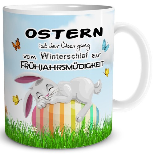 Lustige oster tasse hase - lustige,