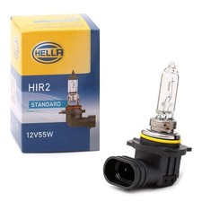 1x HELLA HIR2 Glühlampe Fernlicht 12V 55W 4000K PX22d Halogen 8GH 009 319-001