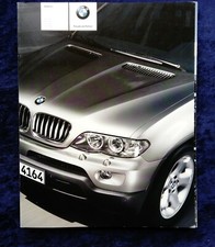 BMW X5 Reihe E53 Prospekt 2.2004 Modelle: X5 3.0i , 4.4i, 4.8 is, 3.0d