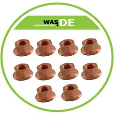 10 x Kupfermutter M10 x 1,5