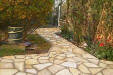 Polygonalplatten,Bruchplatten,Quarzit,Natursteinplatten,gelb 2-3cm