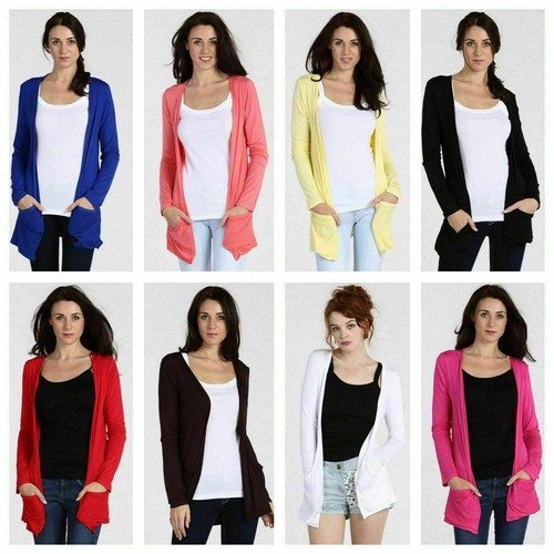 Damen langarm cardigan - langarm,