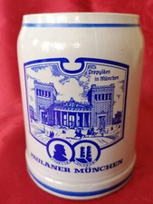 alter   Bierkrug 0,5L grau