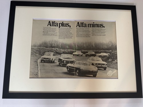 Neu gerahmt alfa romeo - neu, 60’s