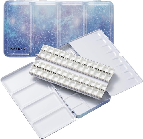 Aquarellkasten leer metallbox - leer,