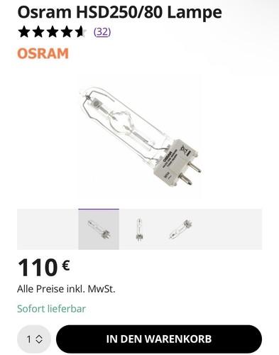 Osram hsd250 lampe - osram,