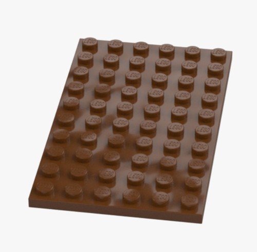Lego platte 6x10 reddish - lego®,