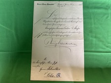 altes Dokument General Ordens